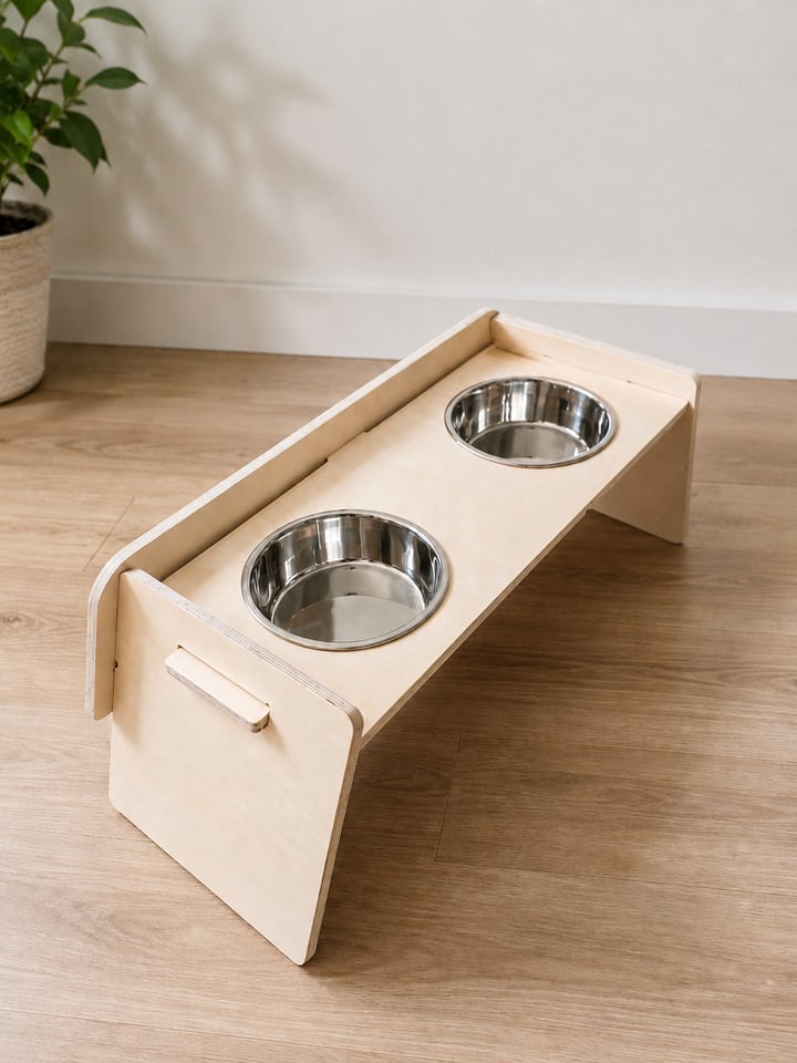 Raised Dog Bowl Holder